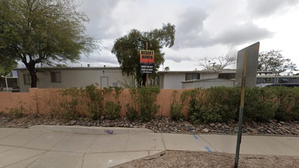 Desert Haven Mobile Home Park in Tucson...