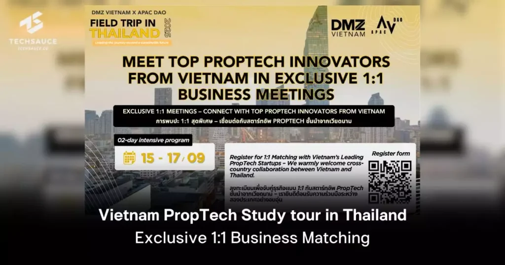 Vietnam PropTech Study tour in Thailand – Exclusive 1:1 Business Matching
